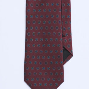 Silk Tie in Dark Red