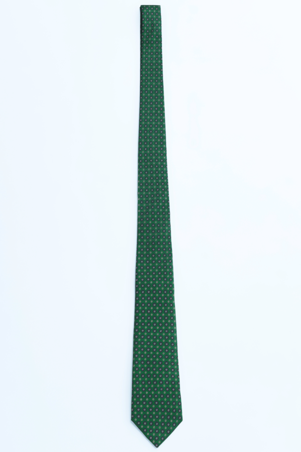 100% Silk Tie in Green