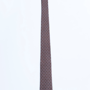 100% Silk Tie in Shades of Red & Gray