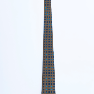 Corbata de seda marrón