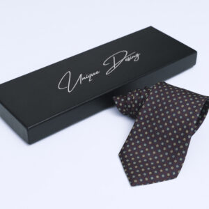 100% Silk Tie in Brown